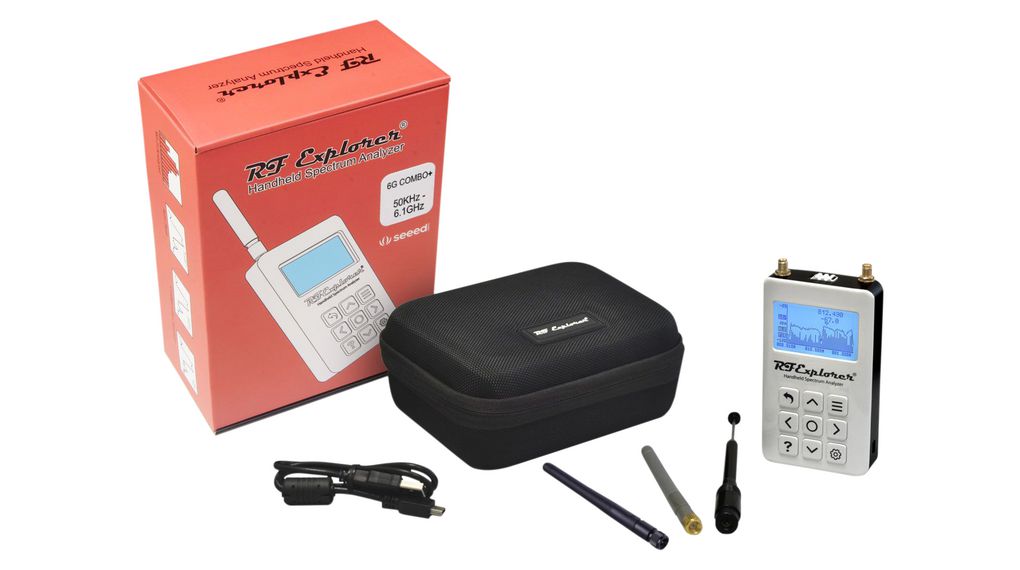 RF Explorer 6G Combo PLUS Slim-radiospectrumanalyse-apparaat, 50 kHz ... 6,1 GHz